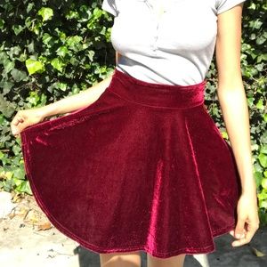 Velvet skirt
